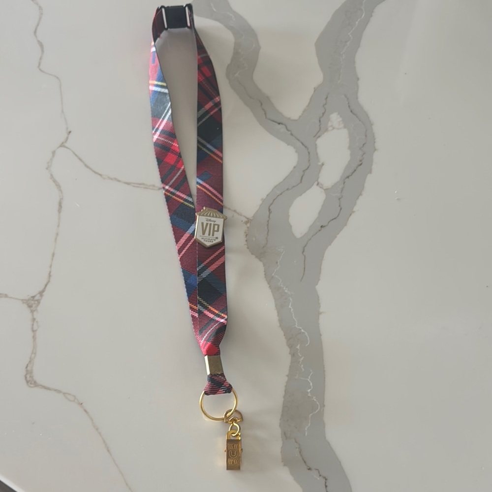 Disney VIP Tour Pin and lanyard